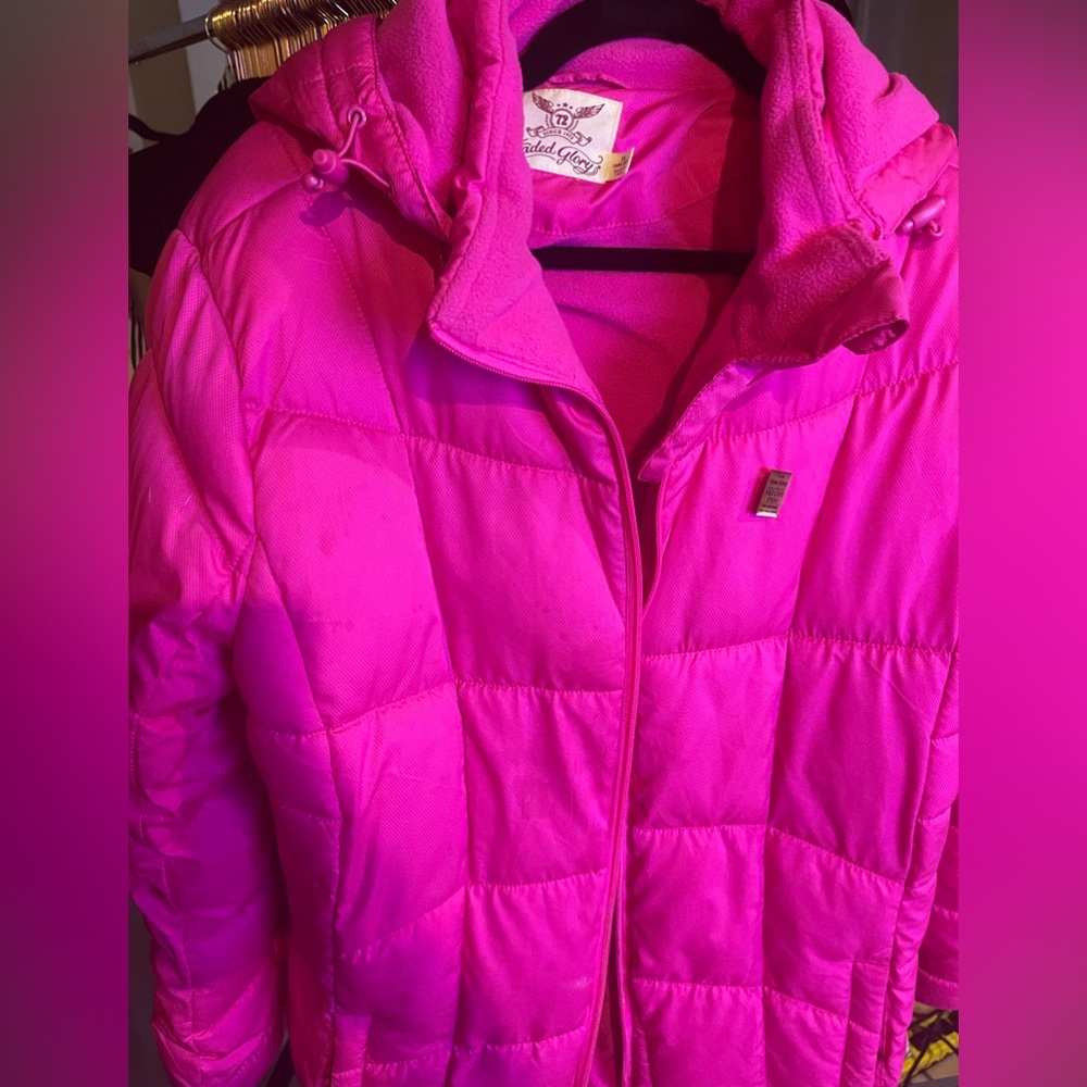 Warm hot pink jacket
